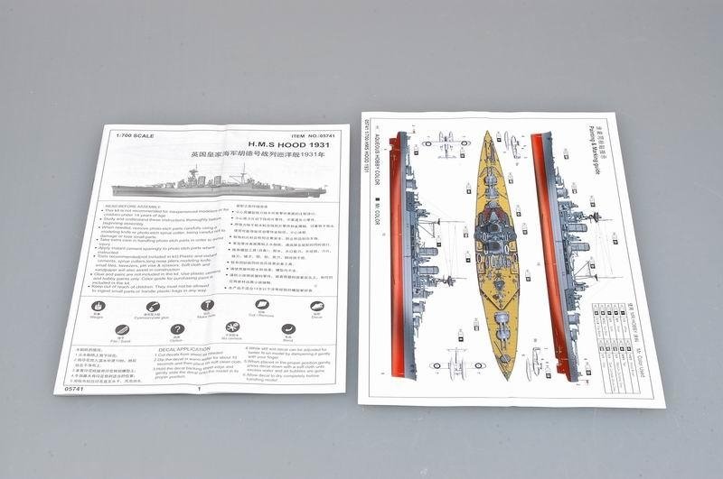 Trumpeter 05741 HMS Hood 1931 1/700 – Bild 5