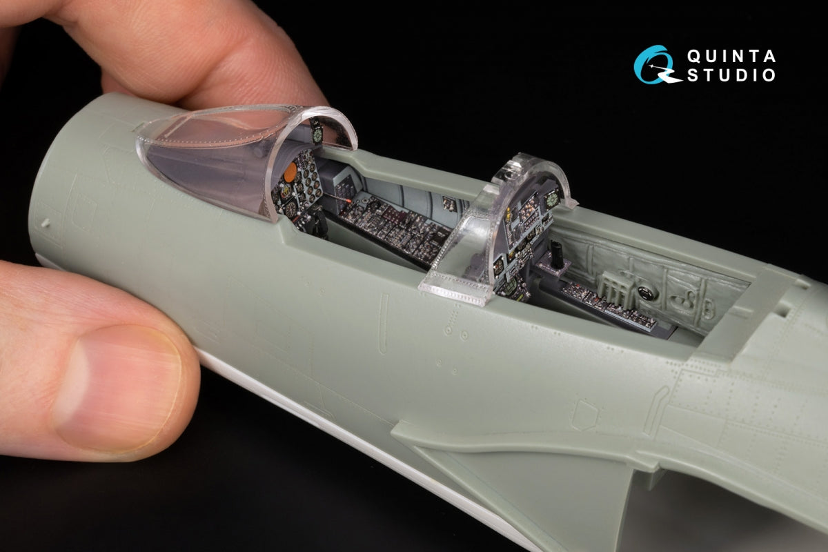 Intérieur imprimé en 3D et coloré du F-4N Phantom II de Quinta Studio QD+48486 sur papier décalcomanie (Academy) (avec pièces en résine imprimées en 3D) 1/48 – immagine 16