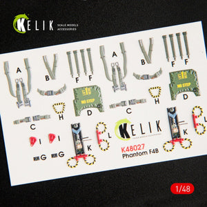 Décalcomanies 3D intérieures KELIK K48027 pour maquette Tamiya au 1/48 – Bild 3