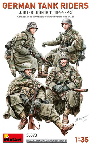 MiniArt 35370 CAVALIERS DE CHARS ALLEMANDS. UNIFORME D&amp;#39;HIVER 1944-45 1/35