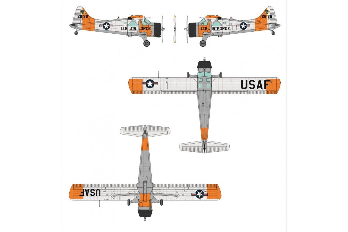 Dora Wings 48059 L-20A/U-6A Beaver 1/48 – image 6