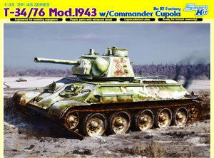 Dragon 6584 T-34/76 Mod.1943 avec coupole de commandant n° 112 (1/35)