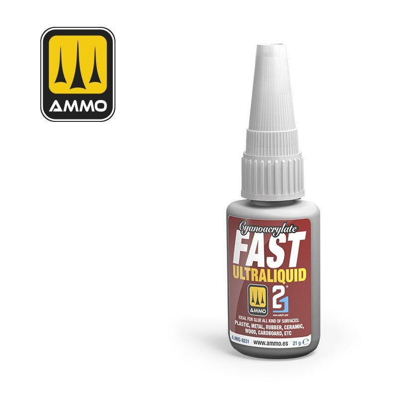 Ammo by Mig 8231 Glue Cyanocrylate Fast Ultraliquid 21g