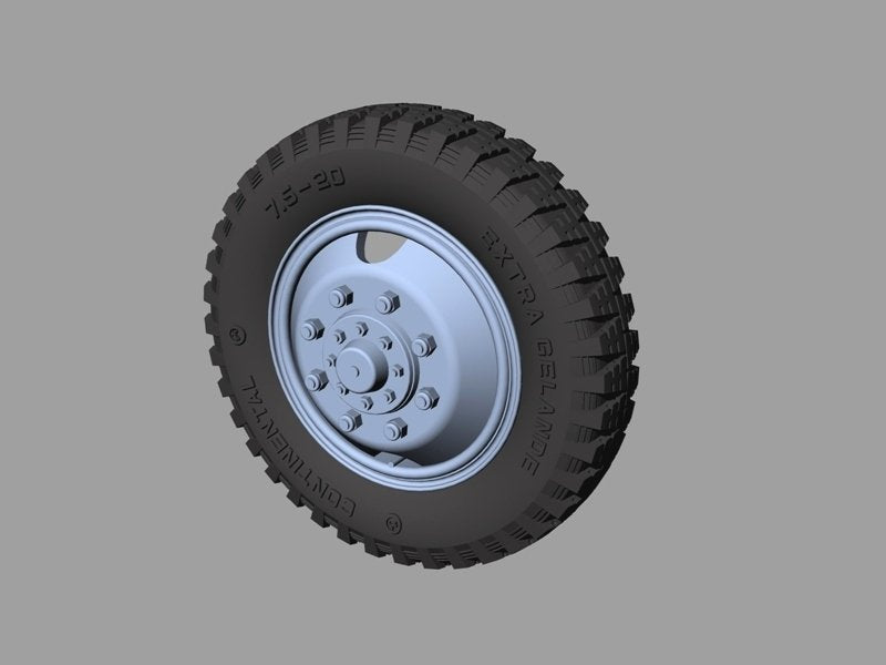Panzer Art RE35-321 Mercedes LG 3000 road wheels (gelande pattern) 1/35 – zdjęcie 2