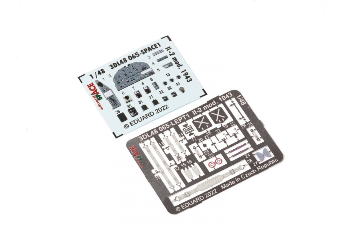 Eduard 3DL48065 Il-2 mod. 1943 ESPACE ZVEZDA 1/48