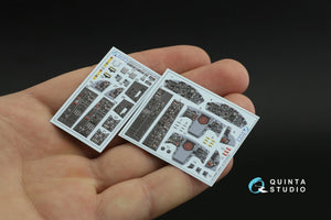 Intérieur imprimé en 3D et coloré sur papier décalcomanie Quinta Studio QD32130 TF-104G (Italeri) 1/32  – image 3