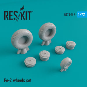 RESKIT RS72-0189 PE-2 JEU DE ROUES 1/72