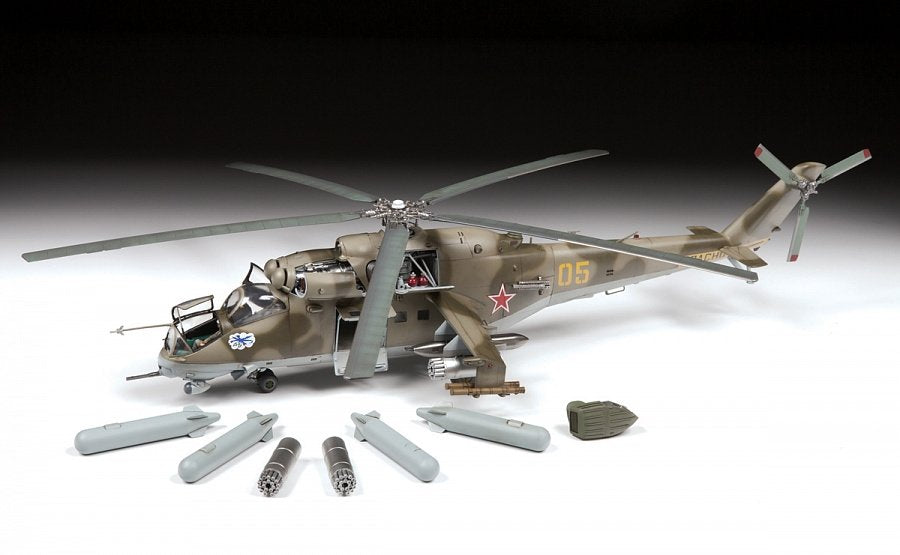 Zvezda 4823 Mi-24V/VP Hélicoptère d&amp;#39;attaque soviétique 1/48 – imagen 3
