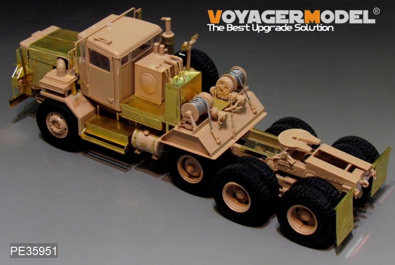 Voyager Model PE35951 Semi-remorque pour engins lourds M911 C-HET et M747 de l&amp;#39;armée américaine moderne pour MENG SS-013 1/35 – immagine 15