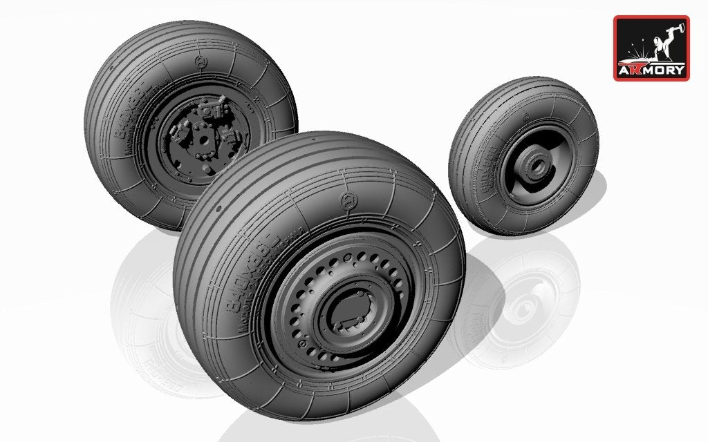 Roues Frogfoot Sukhoj Su-25 Armory Models AW32003 1/32 – immagine 4