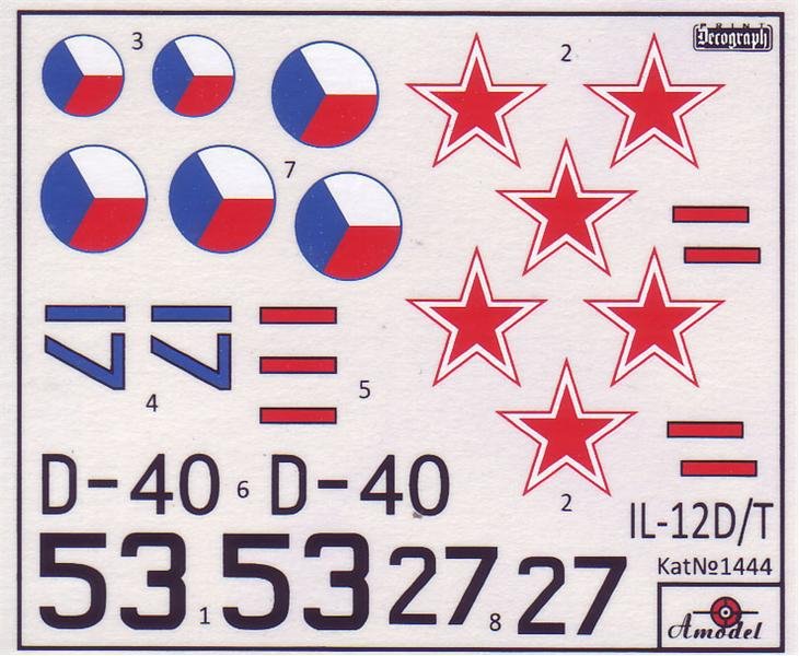 Amodel 01444 Ilyushin Il-12 D/T 1/144 – Bild 2