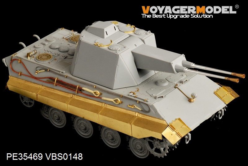 Maquette Voyager PE35469, char allemand E-75 FlaKpanzer de la Seconde Guerre mondiale pour TRUMPETER 01539, échelle 1/35 – Bild 3