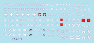 Star Decals 72-A1173 Marquages ​​génériques IDF n° 2. Insignes de brigade/unité israéliens pour chars et véhicules blindés. Échelle 1/72 – immagine 2
