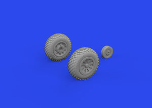 Roues Eduard 672366 P-51D à profil diamant EDUARD 1/72