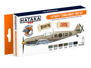 Coffret de peinture Hataka HTK-CS32 Luftwaffe « Légion Condor » (6 x 17 ml)