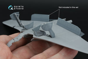 Quinta Studio QT48146 Yak-7B Undercarriage covers (Zvezda) 1/48