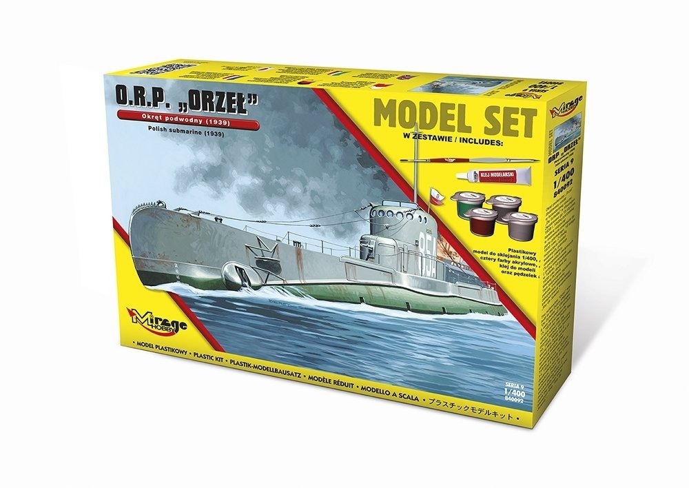 Mirage Hobby 840092 ORP &amp;#39;ORZEŁ&amp;#39; Sous-marin polonais 1939 1/400 – image 2