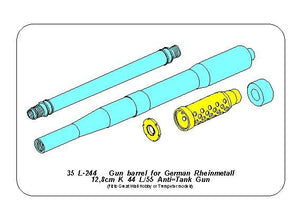 Canon Aber 35L-244 pour canon antichar allemand Rheinmetall 12,8 cm K 44 L/55 à l&amp;#39;échelle 1/35 – immagine 3
