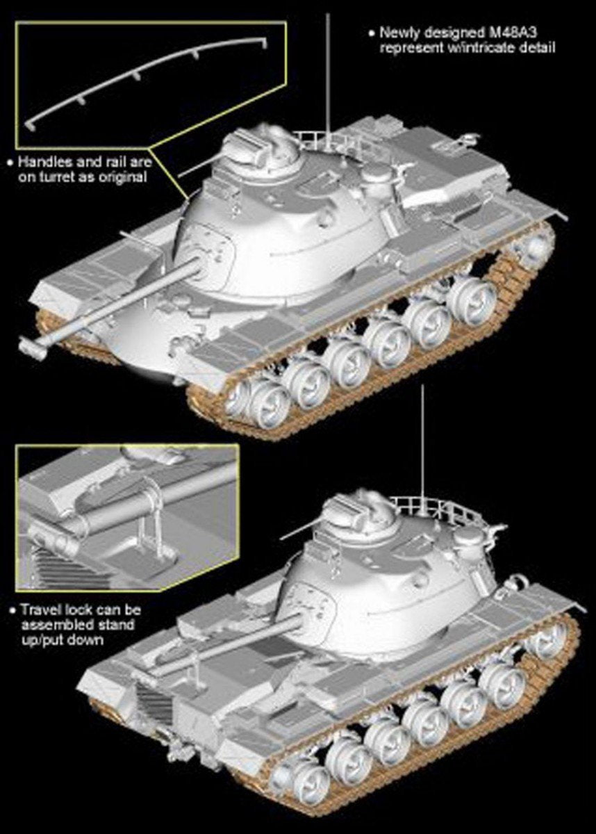 Dragon 3544 M48A3 Mod.B 1/35 – Bild 2
