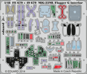Eduard 49679 MiG-23ML Flogger G intérieur SA TRUMPETER 1/48