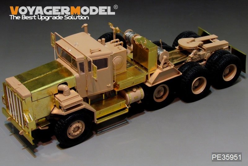 Voyager Model PE35951 Semi-remorque pour engins lourds M911 C-HET et M747 de l&amp;#39;armée américaine moderne pour MENG SS-013 1/35 – immagine 17