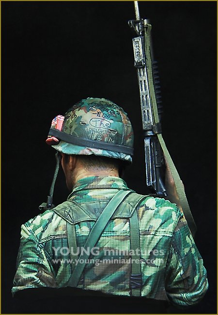 Young Miniatures YM1866 1re division de cavalerie américaine, Vietnam 1970, échelle 1/10 – image 4