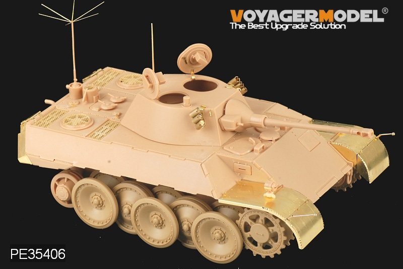 Maquette Voyager PE35406, char allemand VK1602 Leopard de la Seconde Guerre mondiale pour Hobby Boss 82460, échelle 1/35