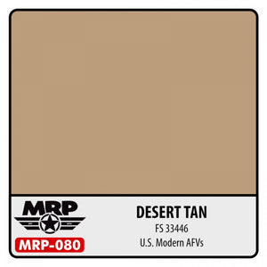 Peinture MR. Paint MRP-080 Beige Désert FS 33446 US MODERN AFVs 30 ml