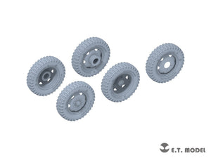 E.T. Model P35-137 WWII German Steyr Type1500A/1500A-1 Sagged wheels For TAMIYA Kit 1/35 – zdjęcie 2