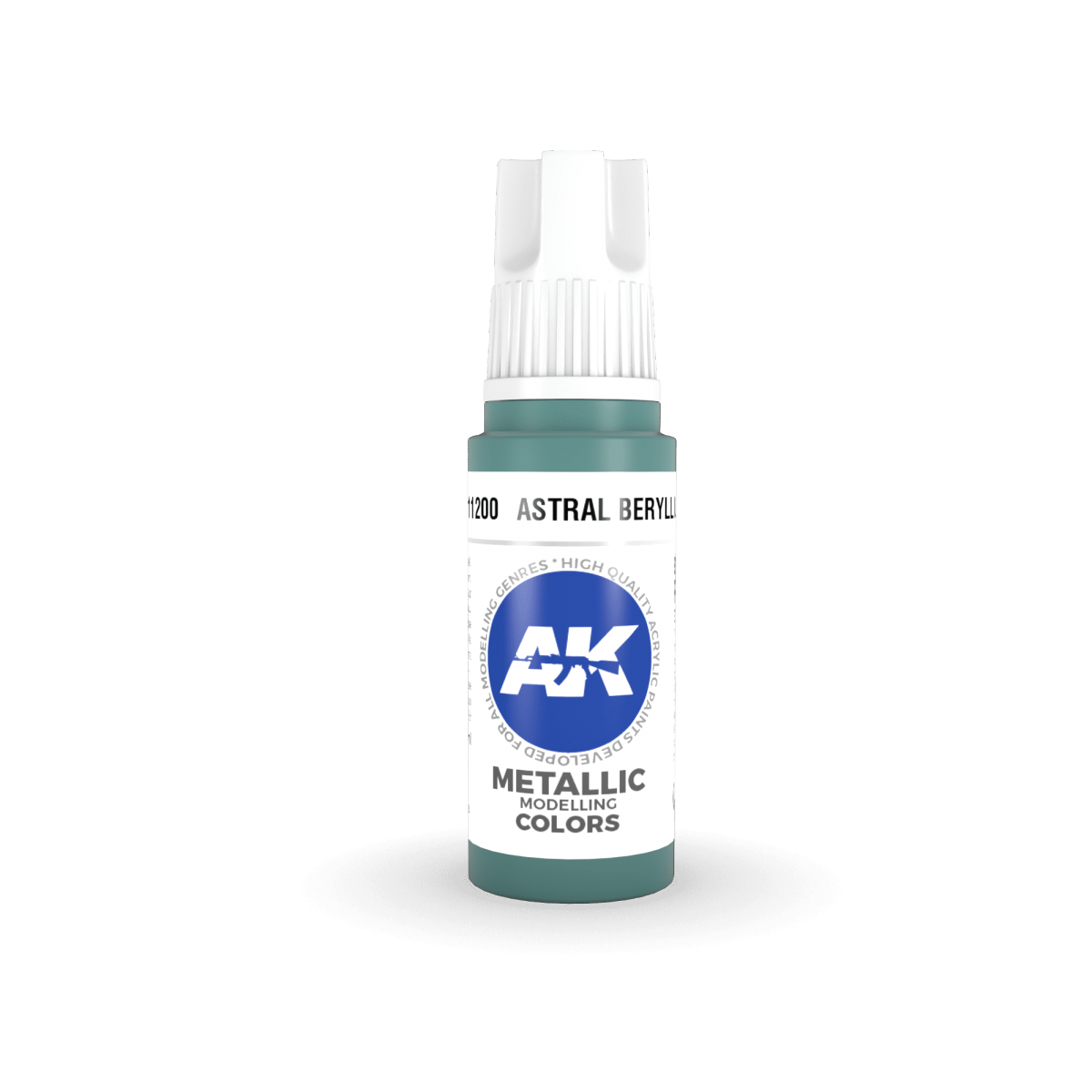 AK Interactive AK11200 ASTRAL BERYLLIUM – MÉTALLIQUE 17 ml – imagen 2