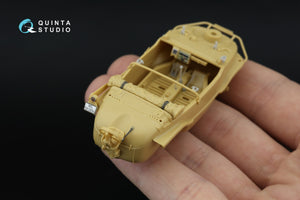 Quinta Studio QD+48553 Schwimmwagen type 166 Intérieur imprimé en 3D et coloré sur papier décalcomanie (Tamiya) (avec pièces en résine imprimées en 3D) 1/48  – imagen 9