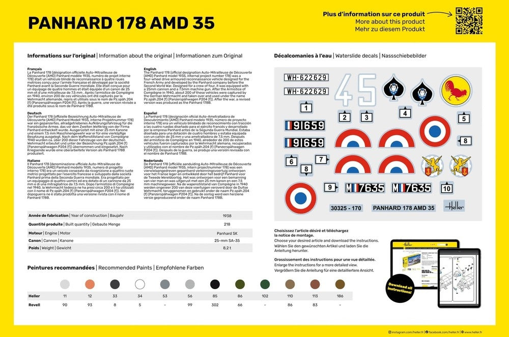 Heller 35325 Panhard 178 Kit de démarrage 1/35 – image 6