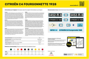 Heller 56703 - Kit de démarrage Citroën C4 Fourgonnette 1926 au 1/24 – Bild 4