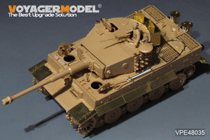 Maquette Voyager VPE48035 Char Tiger I allemand de la Seconde Guerre mondiale, production tardive, pour Tamiya 32575, échelle 1/48 – Bild 5