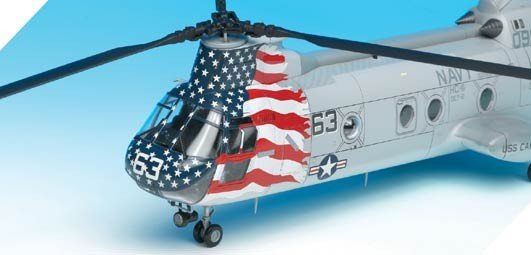 Académie 12207 CH-46D Nuit en mer (1/48) – imagen 6