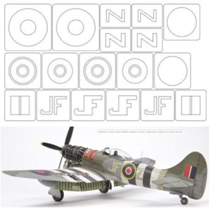 Omask 34009 Tempest mk.V (pour Eduard 82122, marquage A) 1/48