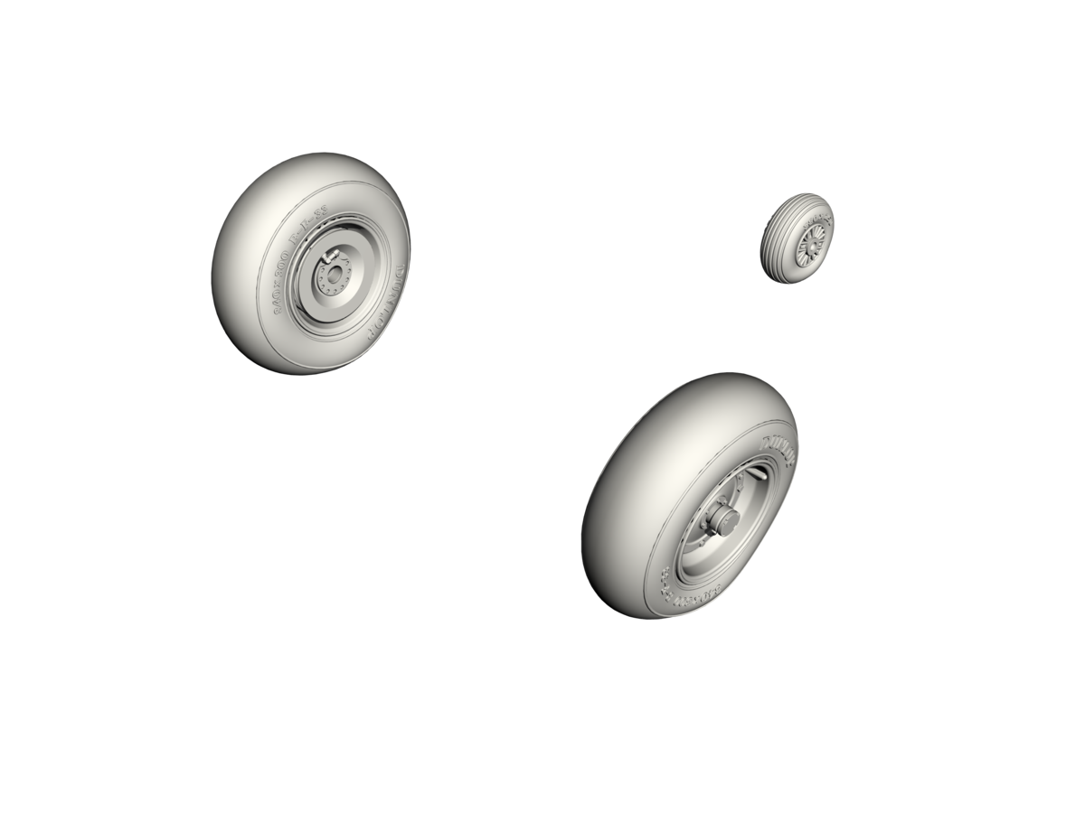 Roues CMK Q48352 Siebel Si 204/Aero C-3 1/48
