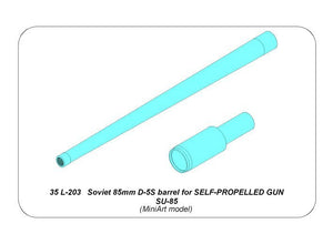 Canon Aber 35L-203 soviétique de 85 mm D-5S pour canon automoteur SU-85 (1/35) – immagine 6