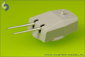 Master SM-200-007 German battleship Bismarck - secondary and heavy AA armament barrels - 15cm (12 pcs), 10,5 cm (16 pcs) – zdjęcie 3