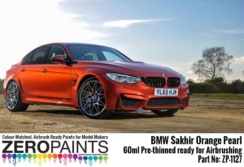 Peinture nacrée orange Sakhir BMW Zero Paints ZP-1127-SA 60 ml