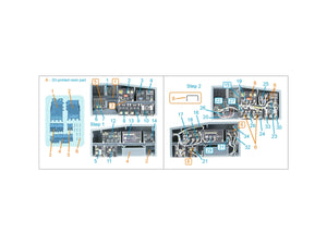 Quinta Studio QD+35144 Baies avioniques avant AH-64A Intérieur imprimé en 3D et coloré sur papier décalcomanie (Trumpeter) (avec pièces en résine imprimées en 3D) 1/35 – image 7