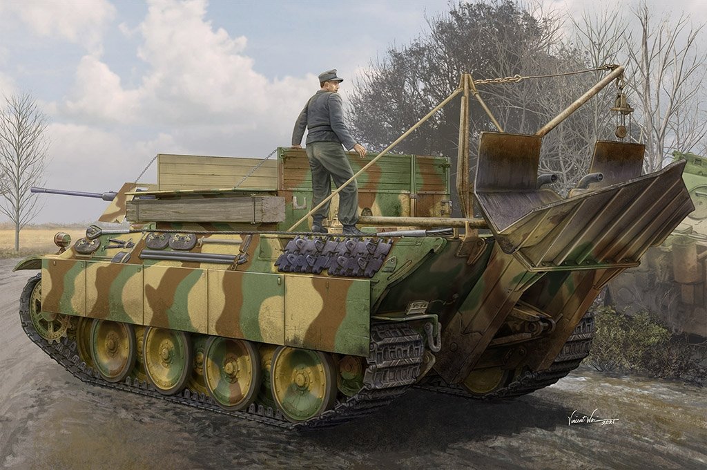 Hobby Boss 84553 allemand Sd.Kfz.179 Bergepanther Ausf.G 1/35