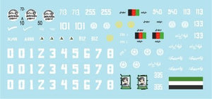 Star Decals 72-A1050 Guerre en Afghanistan n° 1. T-54B, T-55, T-55A, T-55AM et MAZ-537 1/72 – immagine 3