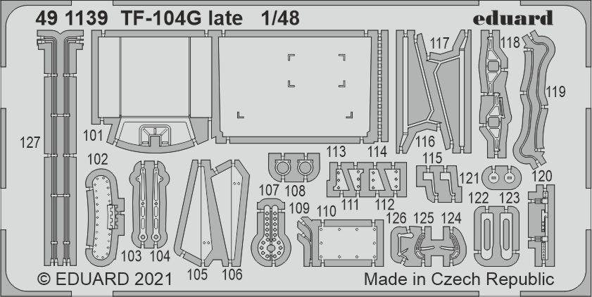 Eduard 491139 TF-104G, en retard pour Kinetic Model 1/48 – image 2