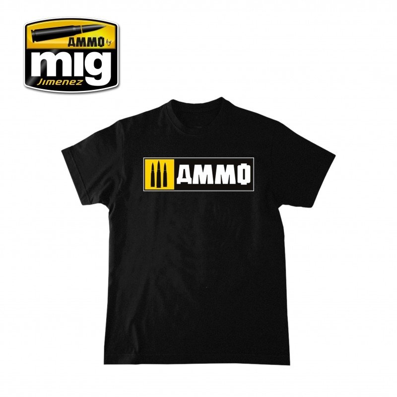 T-shirt AMMO of Mig Jimenez 8023M AMMO EASY LOGO (taille M)