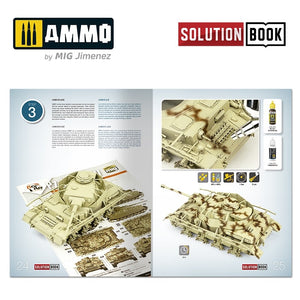 Ammo of Mig 6527 Comment peindre les véhicules allemands de la Seconde Guerre mondiale (Mid-W2) - LIVRE DE SOLUTIONS 21 (Livre multilingue) – immagine 8