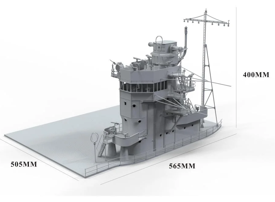 Maquette Border Model BSF-001 Pont Akagi avec plateforme d&amp;#39;envol et Nakajima B5N2 Kate Combo 1/35  – image 5