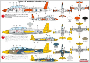 Kovozavody Prostejov KPM0243 Fouga CM-170 Magister &amp;quot;Sur Israël&amp;quot; 1/72 – image 2