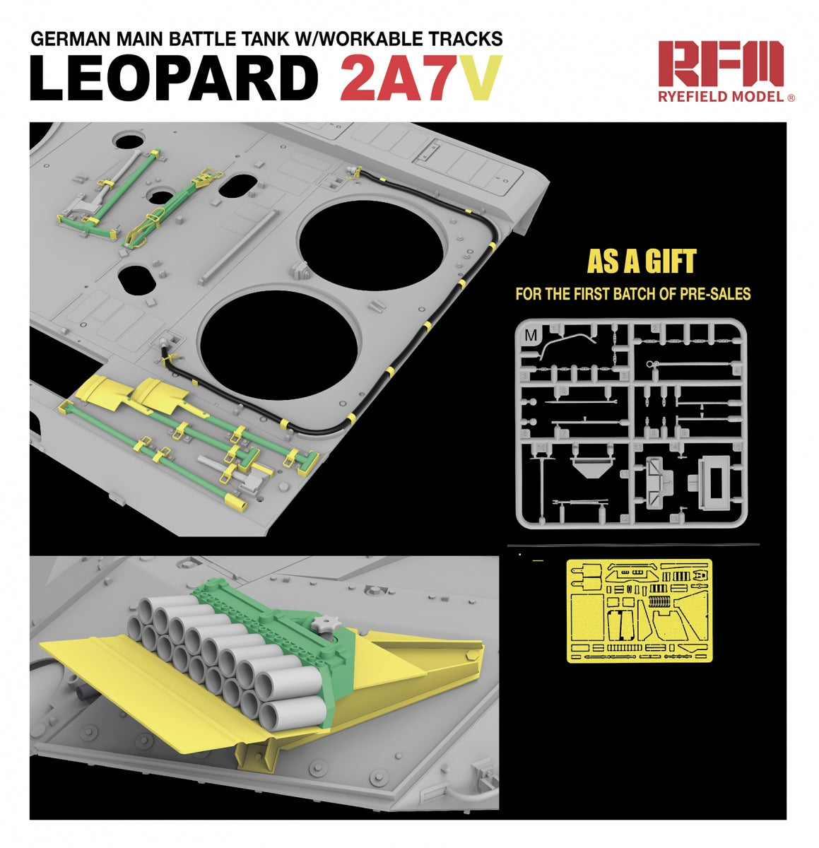 Maquette Rye Field 5109 Leopard 2A7V 1/35 – immagine 2