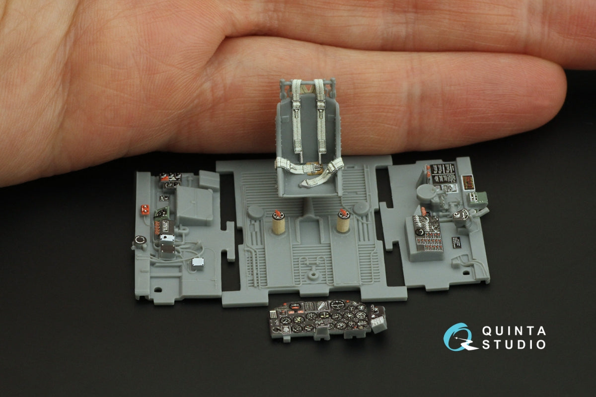 Quinta Studio QD48434 P-47D-25 Thunderbolt Intérieur coloré imprimé en 3D sur papier décalcomanie (Miniart) 1/48  – Bild 6